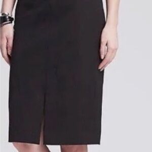 Elegant Black Pencil Skirt Banana Republic Sloan Pencil Skirt Size 8 NWT